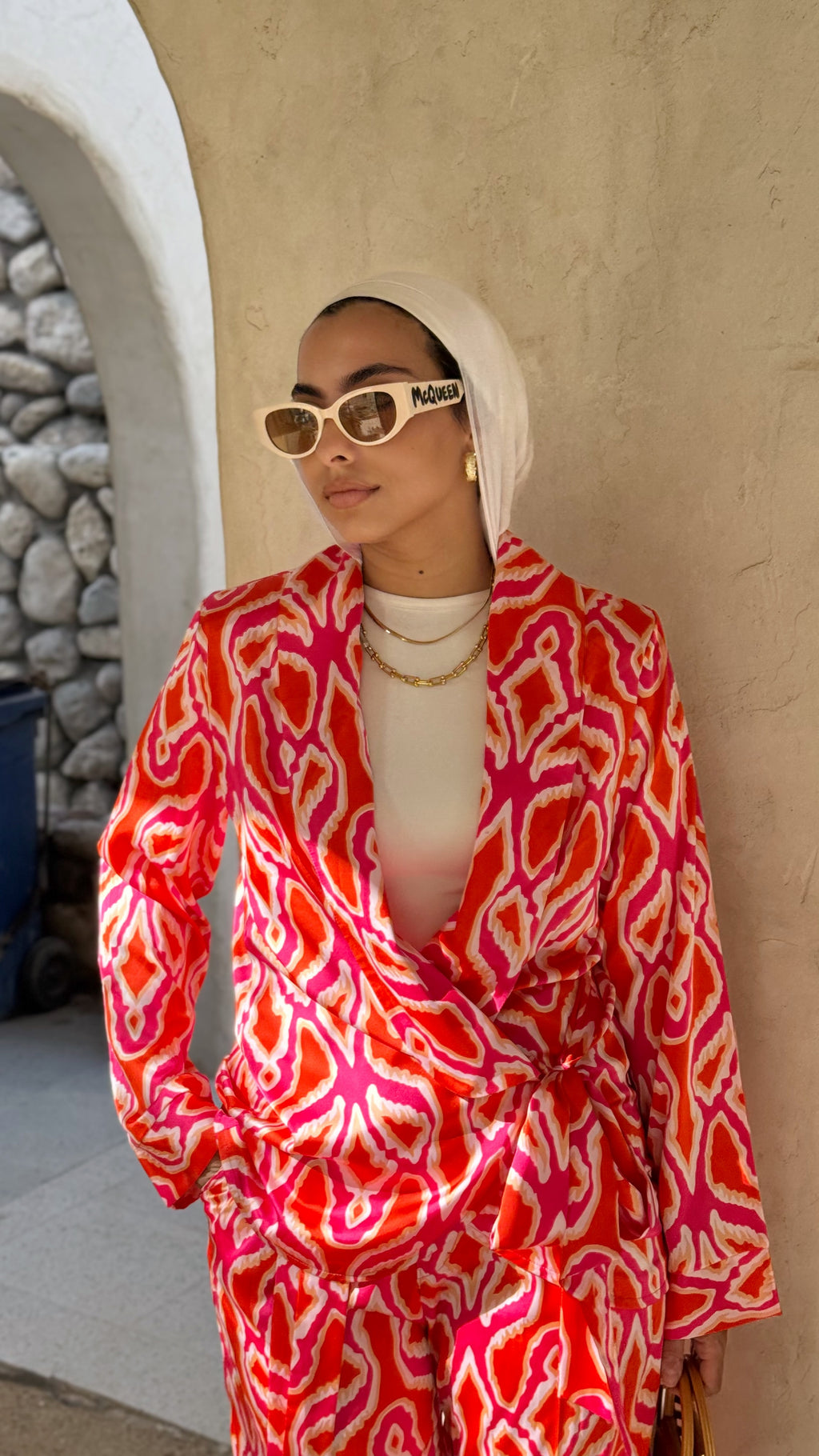Sunset Flame Silk Set