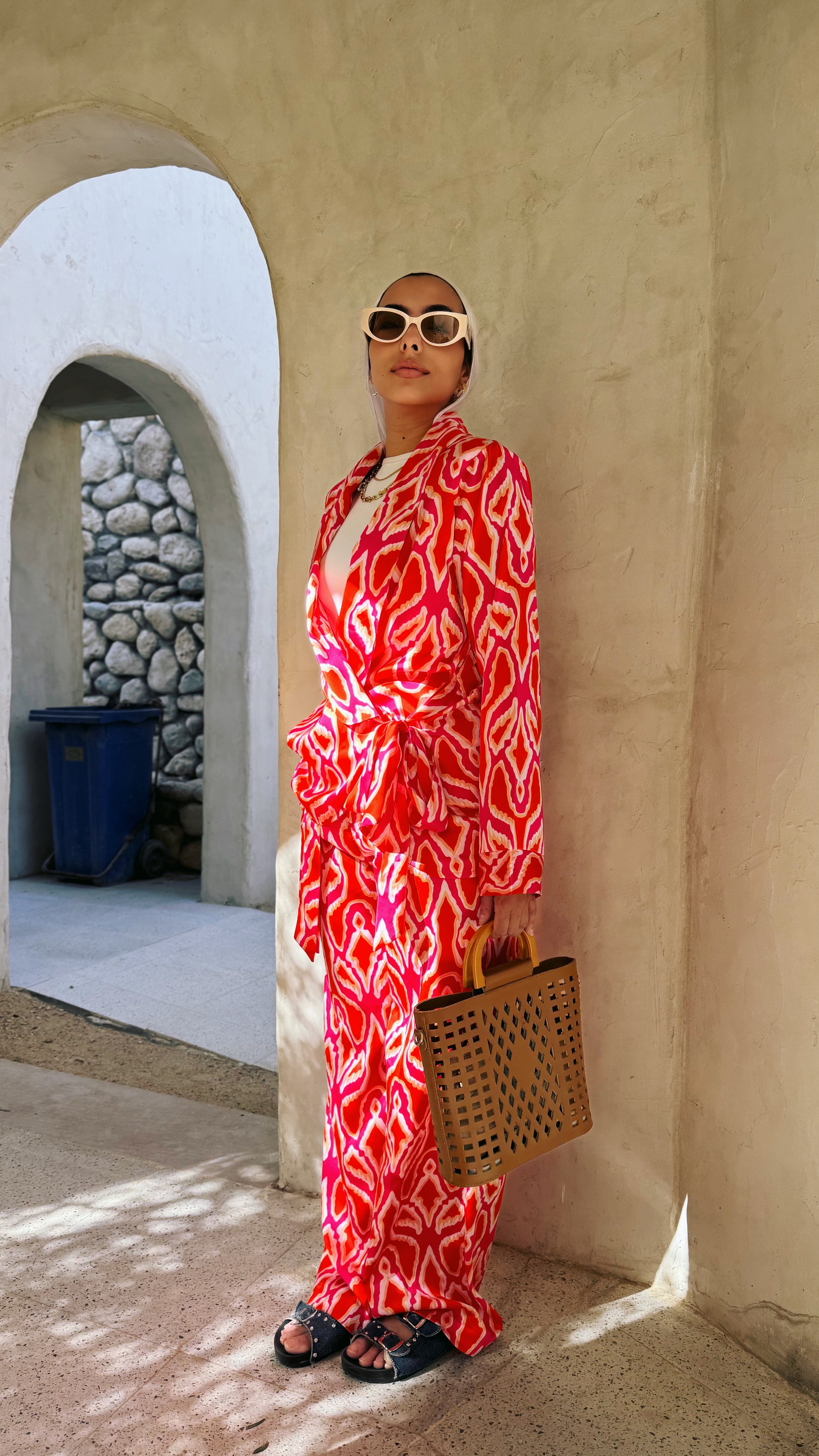 Sunset Flame Silk Set