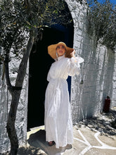 Load image into Gallery viewer, White Embriodered Eyelet dress
