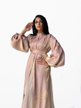 Load image into Gallery viewer, balloon Sleeves Abaya in Cashmere
