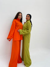 Load image into Gallery viewer, Oversized Top &amp; Wide Leg Pants Set in orange
