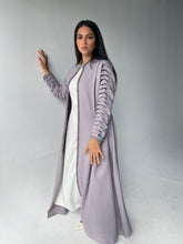 Load image into Gallery viewer, Grey embroidered Kaftan
